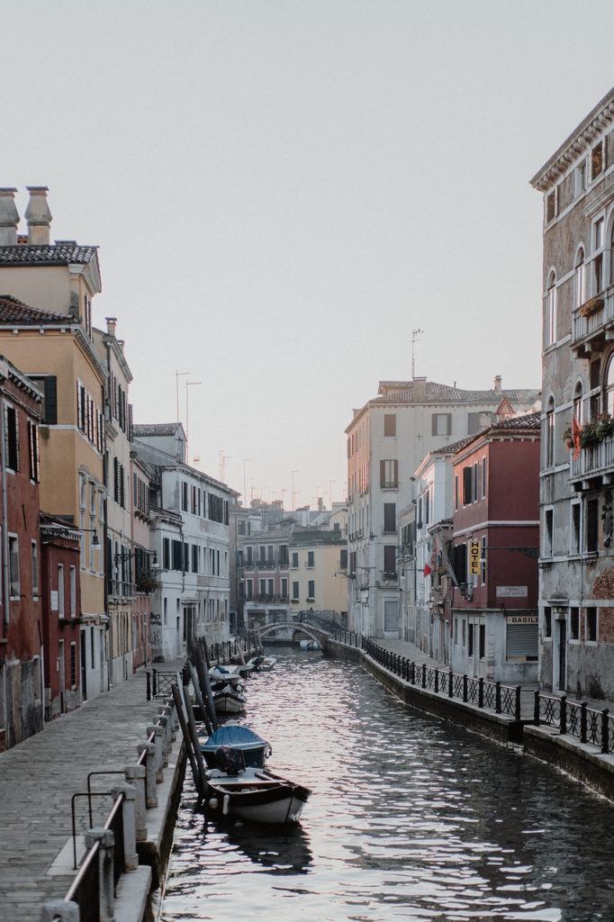 gondola, canal, venice